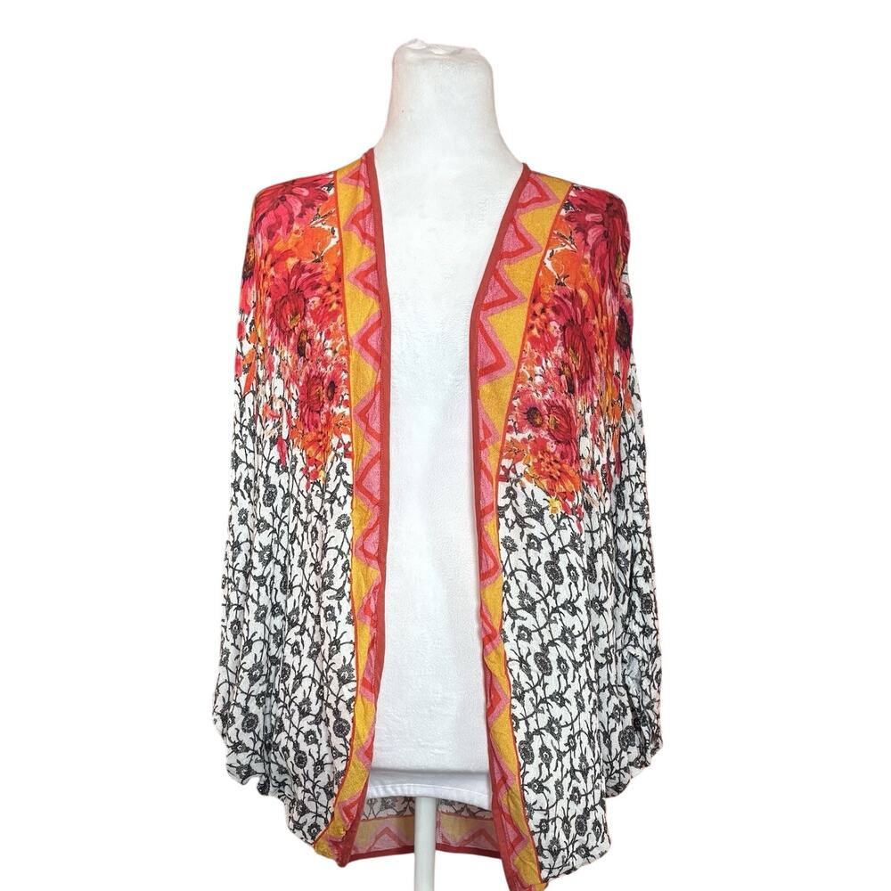 bl-nk london Floral Frances Cocoon Kimono By Anthropologie OS Cattagecore